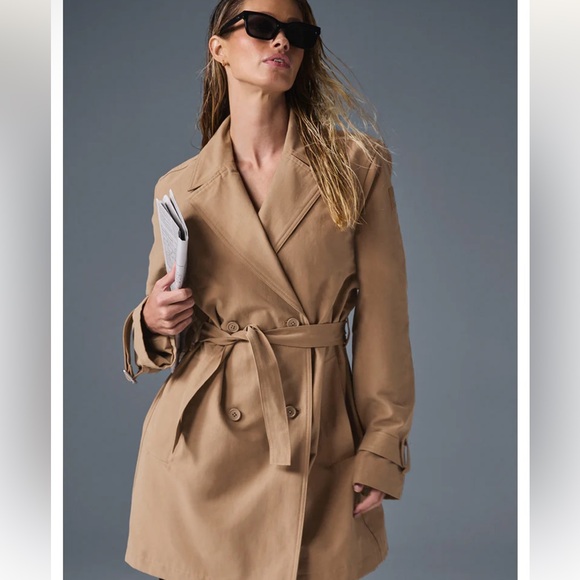 ALO Yoga Jackets & Blazers - Alo Tan Trench Coat
